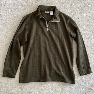 Vintage Penman’s Green Collared‎ Quarter-Zip